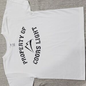 Vintage Y2K Coors Light Ladies Alstyle Tee - Size Medium (Jr's)